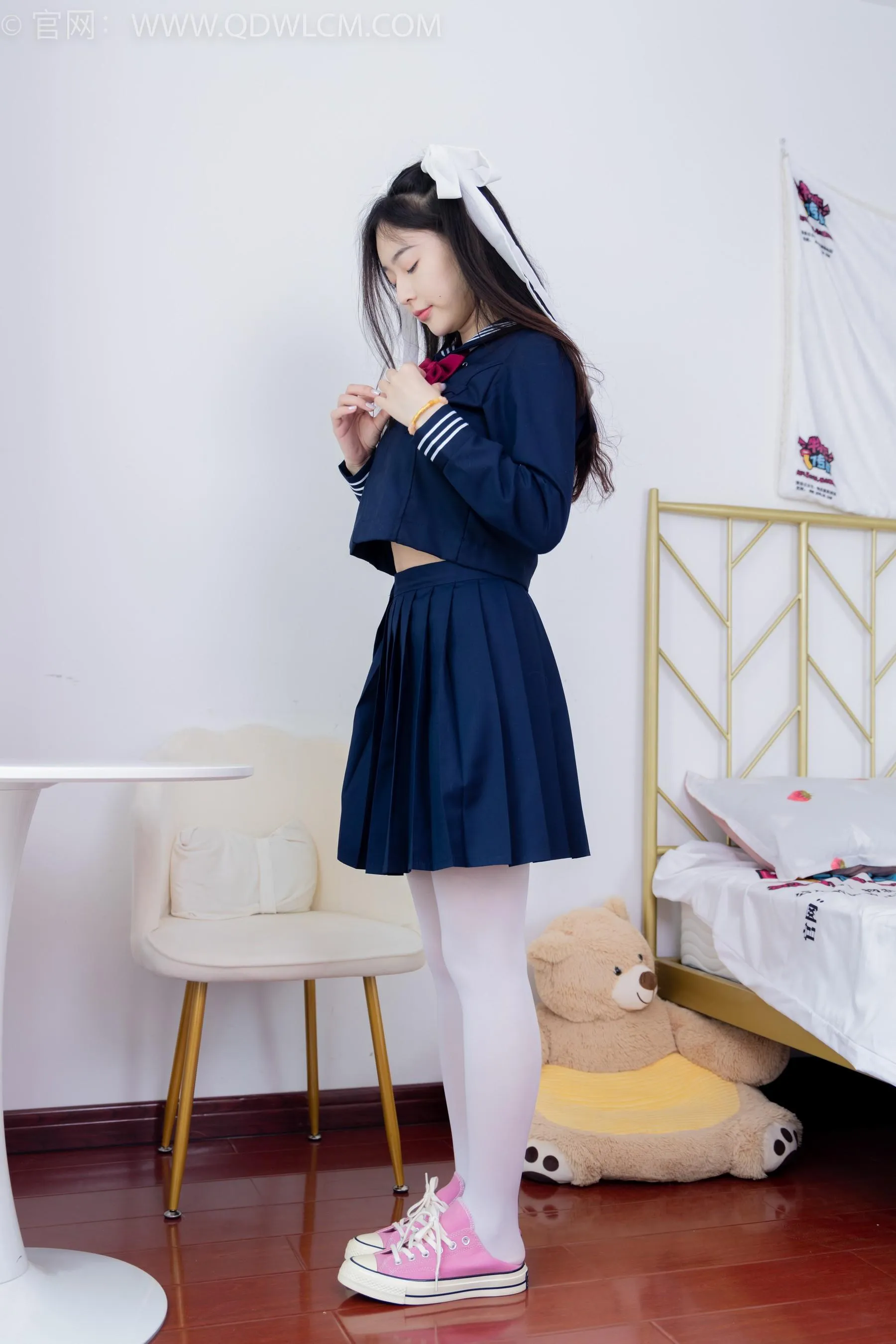 物恋传媒 NO.1544 美兔-学院少女 [151P]插图8